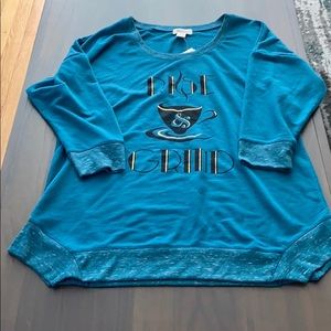 Madison & Berkeley XL Rise & Grind sweatshirt NWT